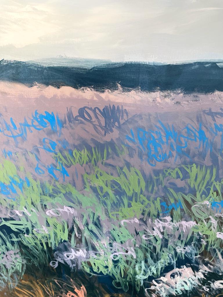 Claire's abstract landscapes, inspired by the Norfolk countryside in England, are uplifting and soulful paintings brightening walls and homes with their vibrancy of colour and flowing movement.

Claire’s path to a career artist began through her