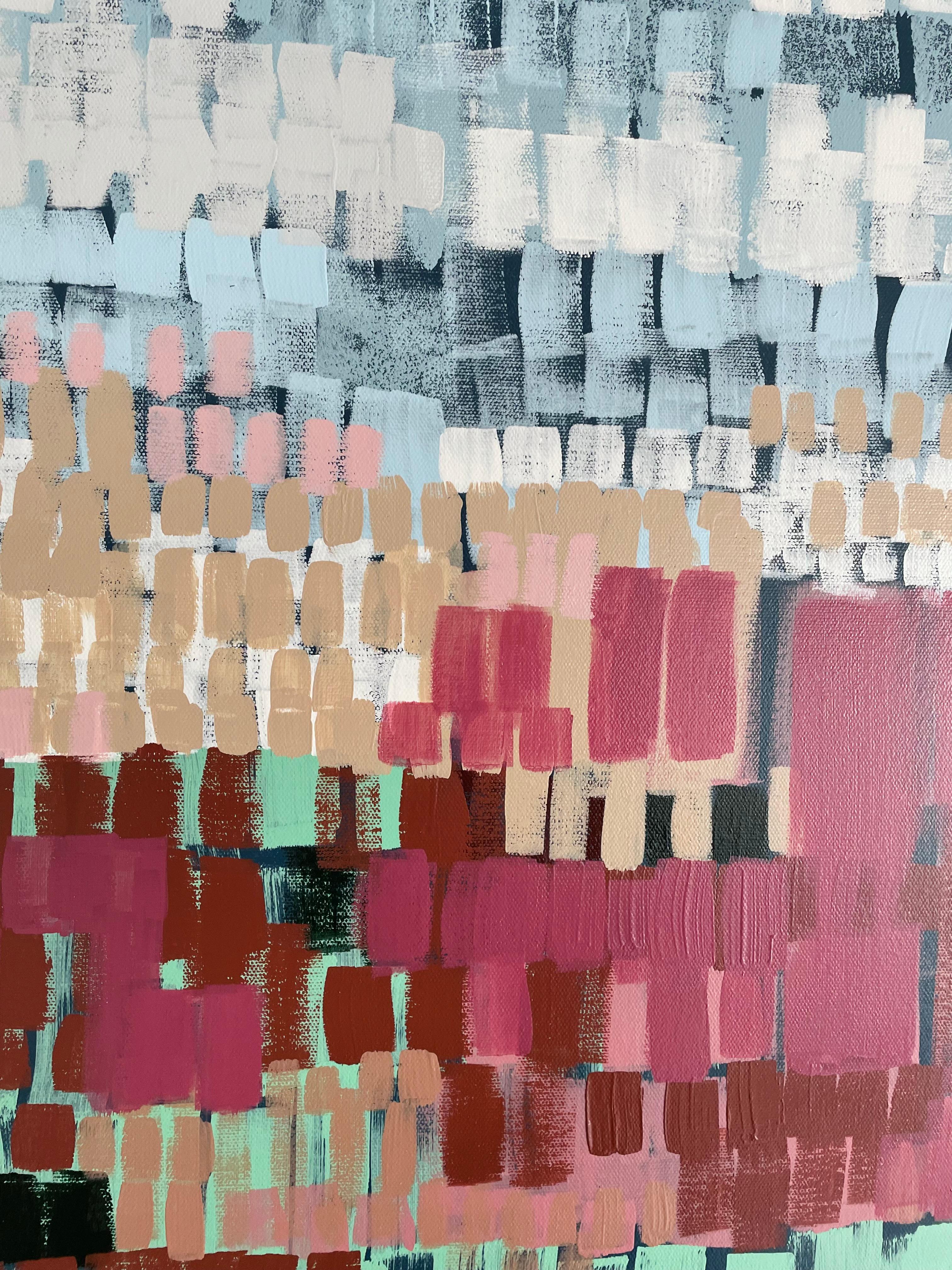 Waterflowers and Rosehips & Stiffkey Morning, dittico, dipinto originale in vendita 2