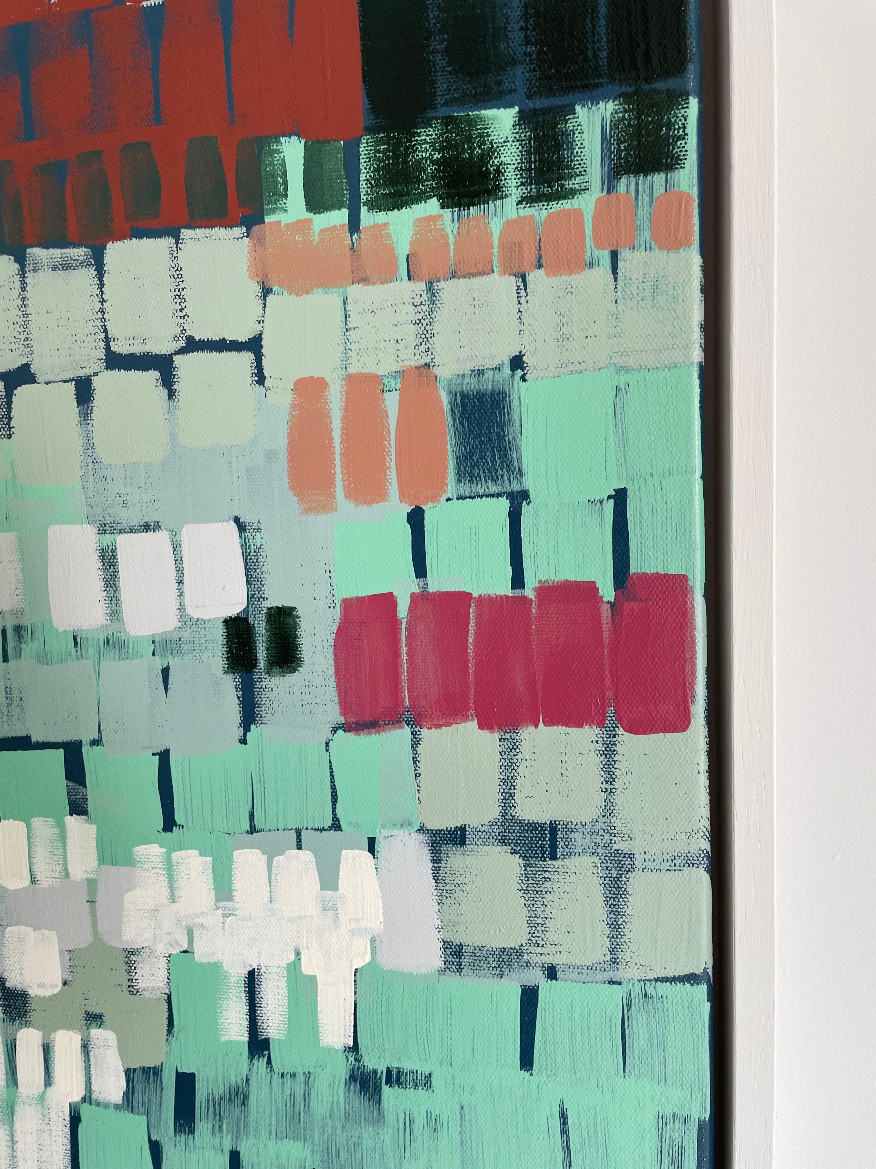 Waterflowers and Rosehips & Stiffkey Morning, dittico, dipinto originale in vendita 3