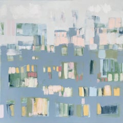 Peinture de paysage abstraite Whitsun de Claire Oxley