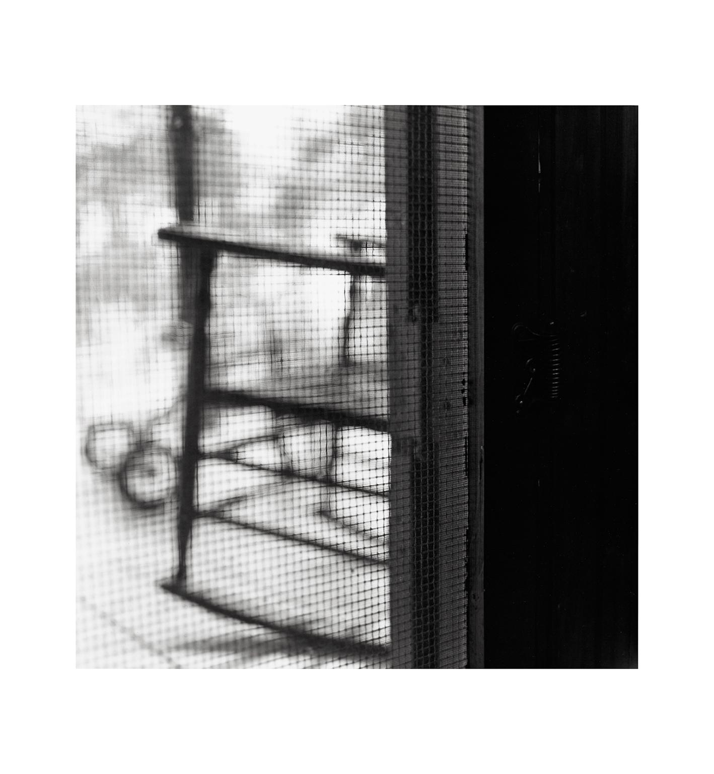 Claire Seidl Black and White Photograph - Screen Door, Rocker