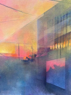 California Dreaming I – Kalifornien, Landschaft, Acryl, Leinwand