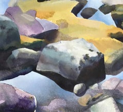 Elements - Norwegian Rockpool / Paesaggio marino, Acrilico su tela