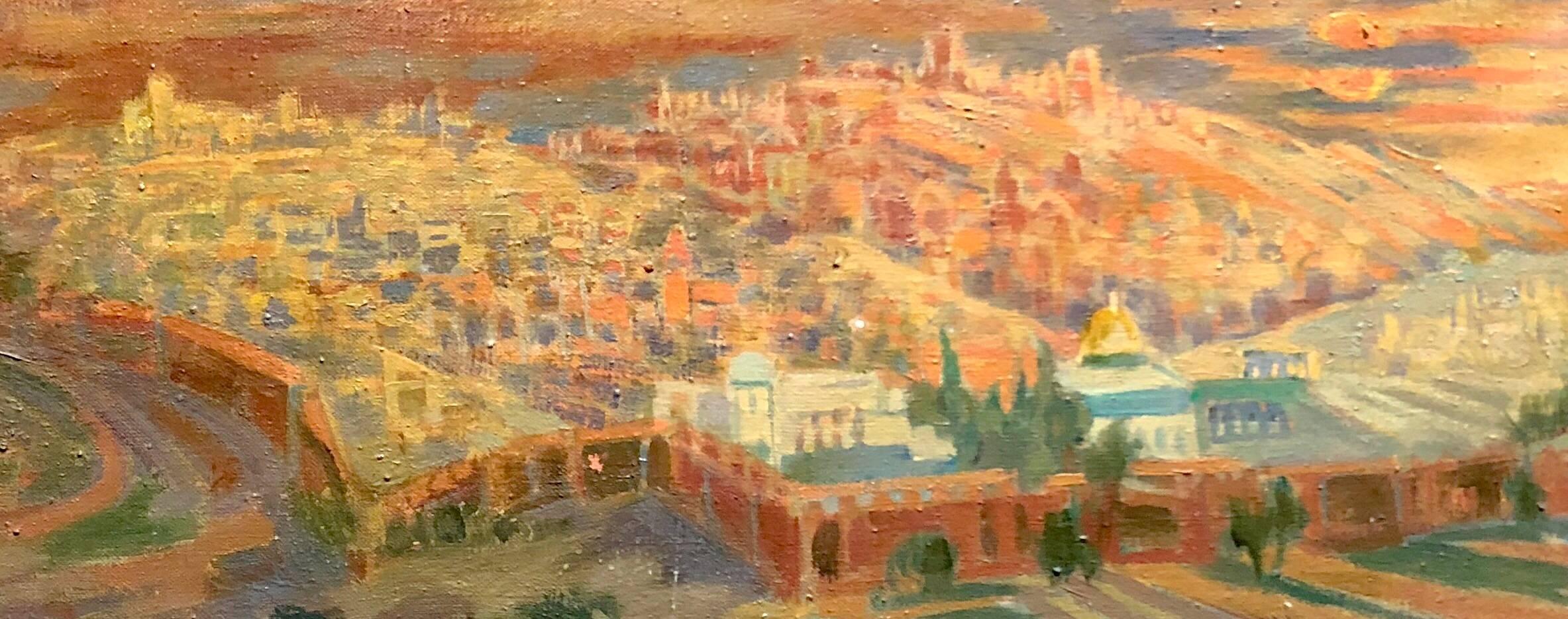 old city painting