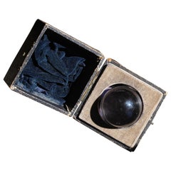 Antique Claire Voyant Crystal Ball "Two World Ltd" Spiritualist Fortune Teller Occult