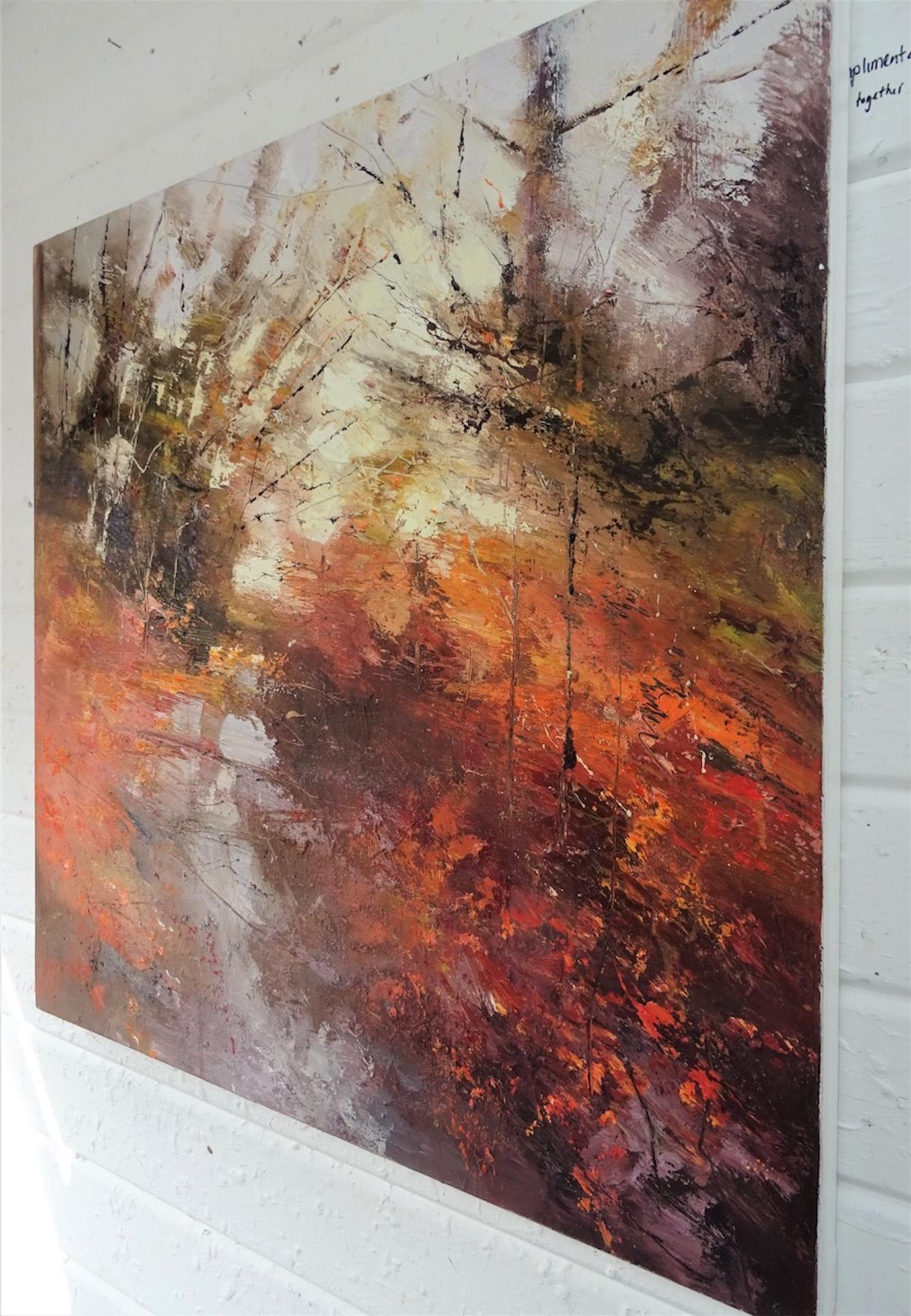 Claire Wiltsher, Sunrise Reception, Original Contemporary Abstract Expressionism 4