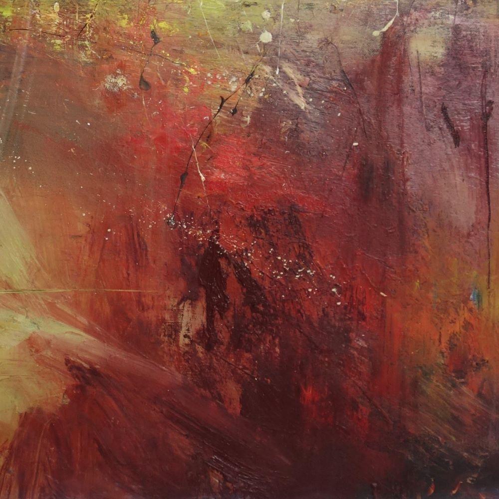 Primera Luz - Paisaje Figurativo Británico / Pintura al Óleo sobre Lienzo - Painting de Claire Wiltsher