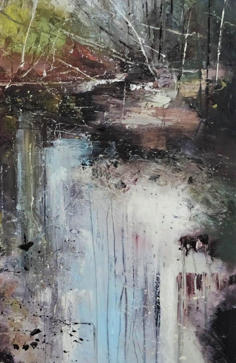 Internal Forest 3 Contemporary Landscape Abstract Painting Oil On Canvas