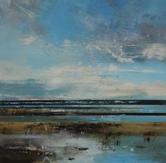 Spring Tide - Contemporary British Landscape: Oil Paint on Canvas