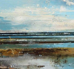 Spring Tide - Figurative British Landscape / Oil Paint on Canvas