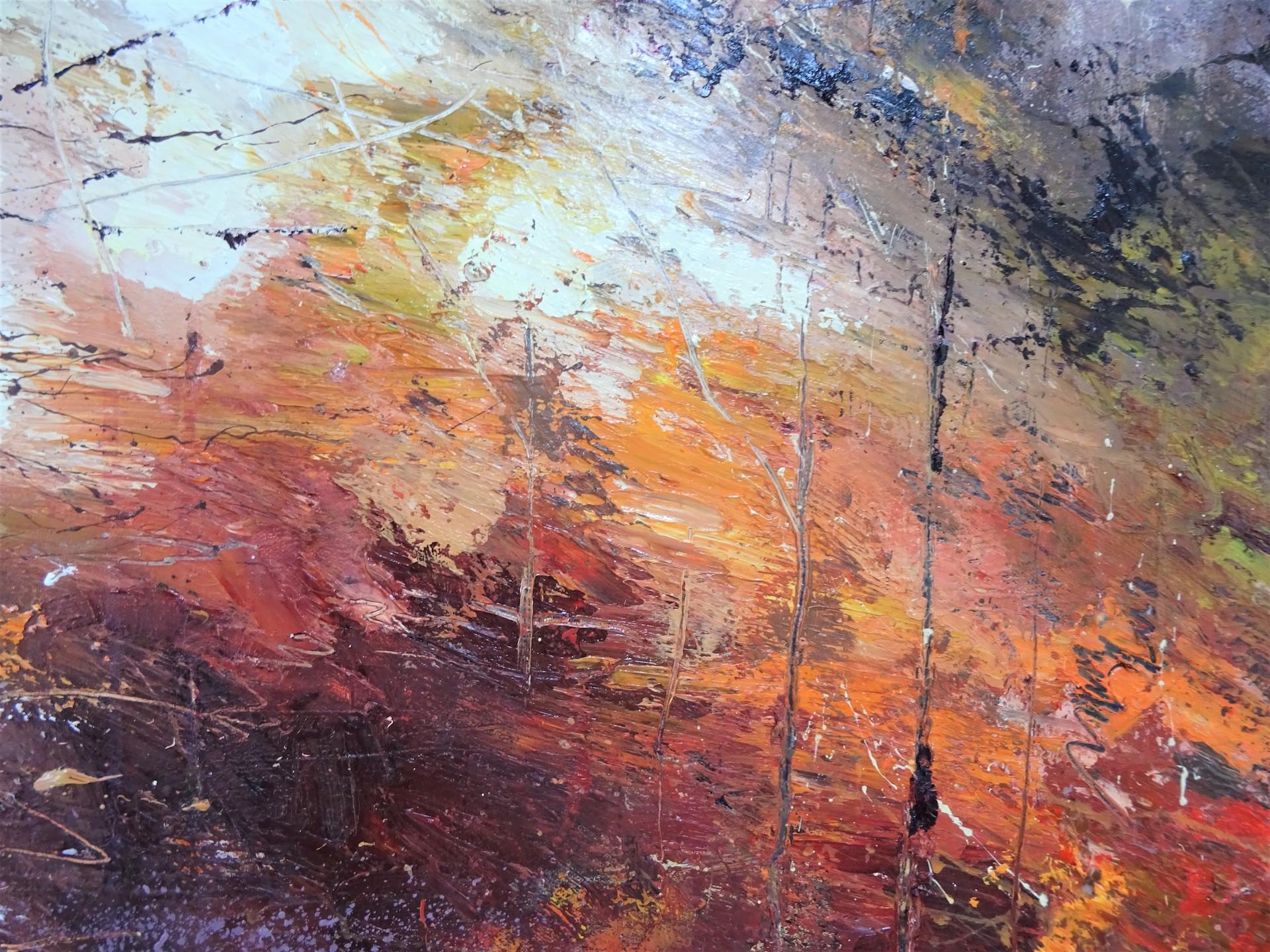 Sunrise Reception, Original Contemporary Abstract Expressionist Style Landscape For Sale 2