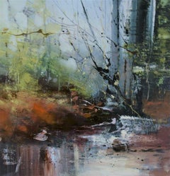 Winter Watch - Contemporary British Landscape: Oil Painting on Canvas