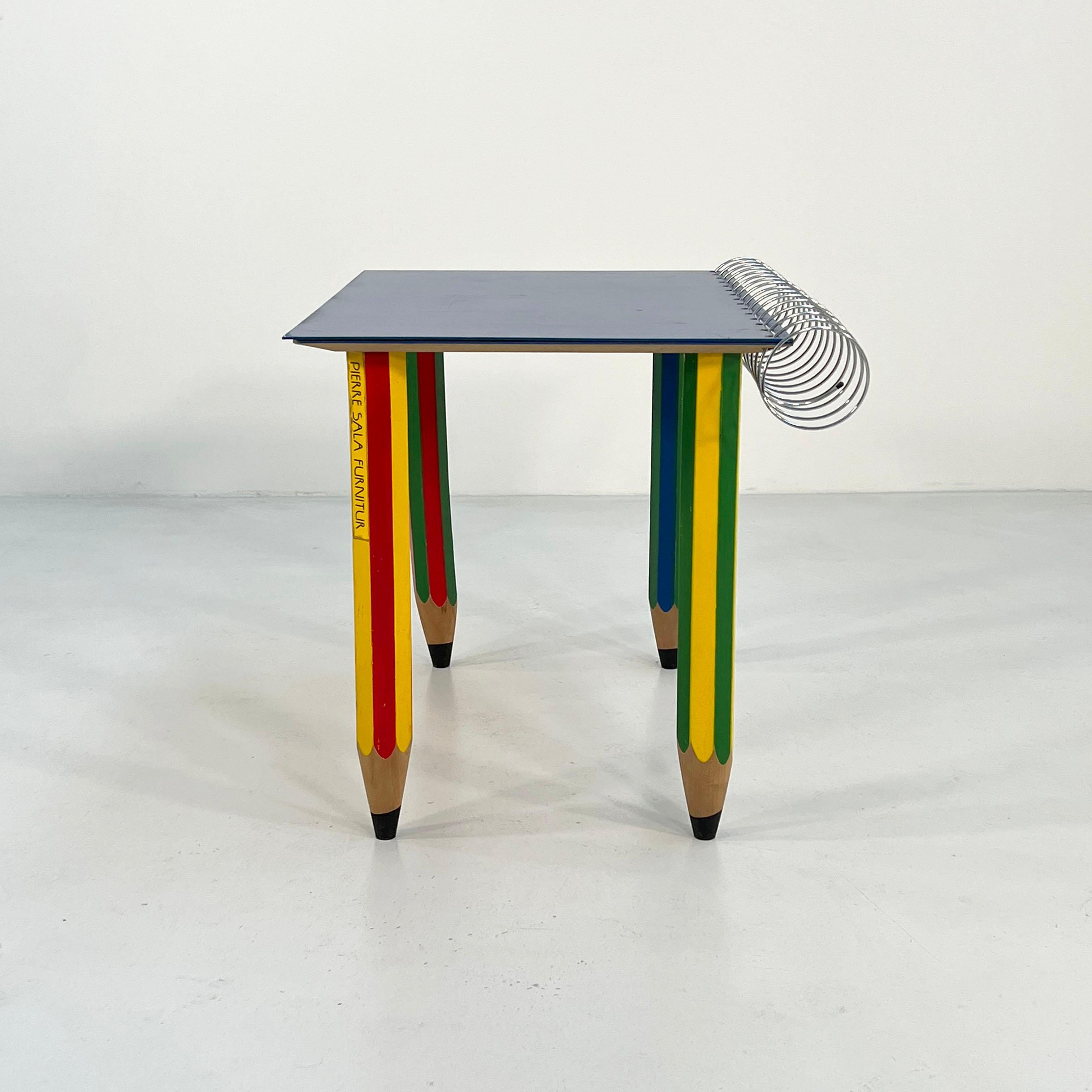 French Clairefontaine Desk by Pierre Sala for Chambon, 1984