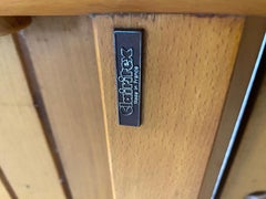 Clairitex Folding Dining Table Beech France 1970s
