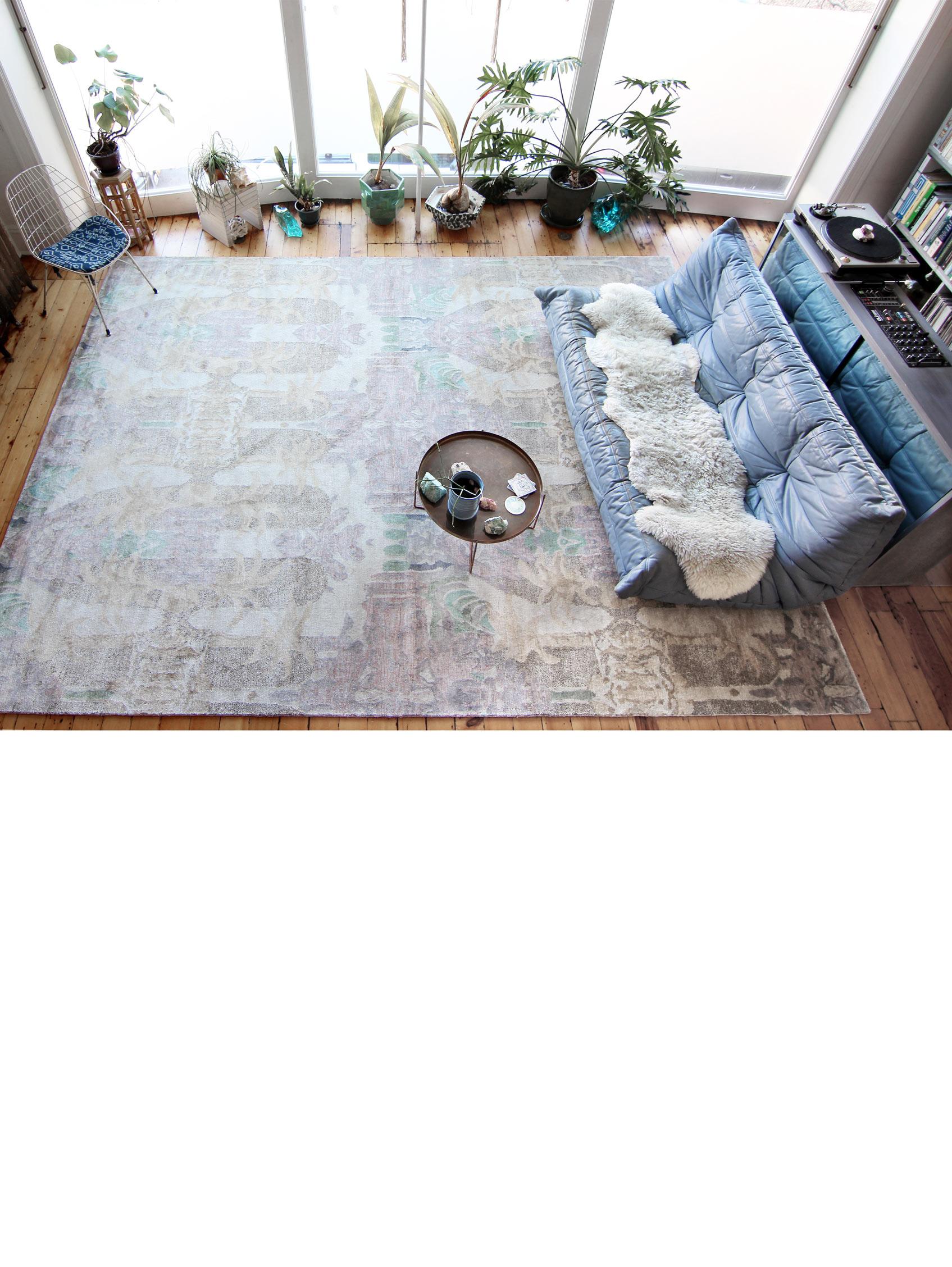 American Clairmont Stucco Rug by Eskayel For Sale