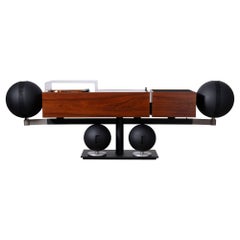 Clairtone Project G2 Rosewood T10 Console Stereo System & Turntable + 2 Speakers