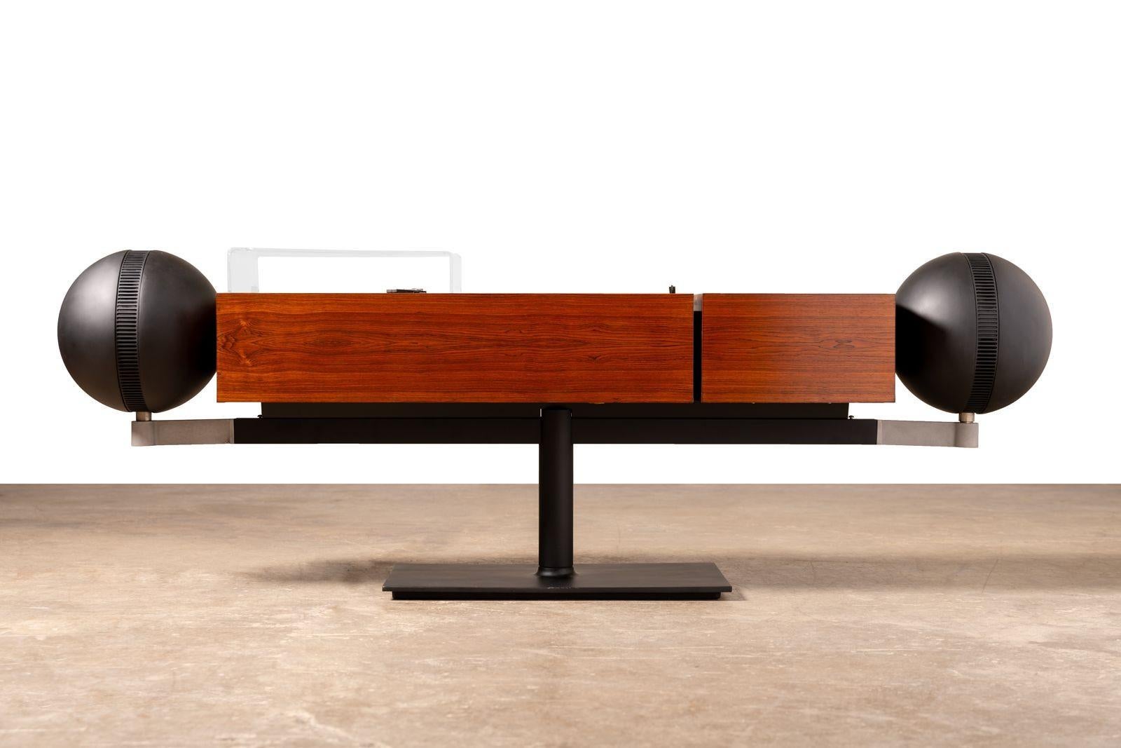 Canadian Clairtone Project G2 Rosewood T10 Console Stereo System & Turntable by Al Faux