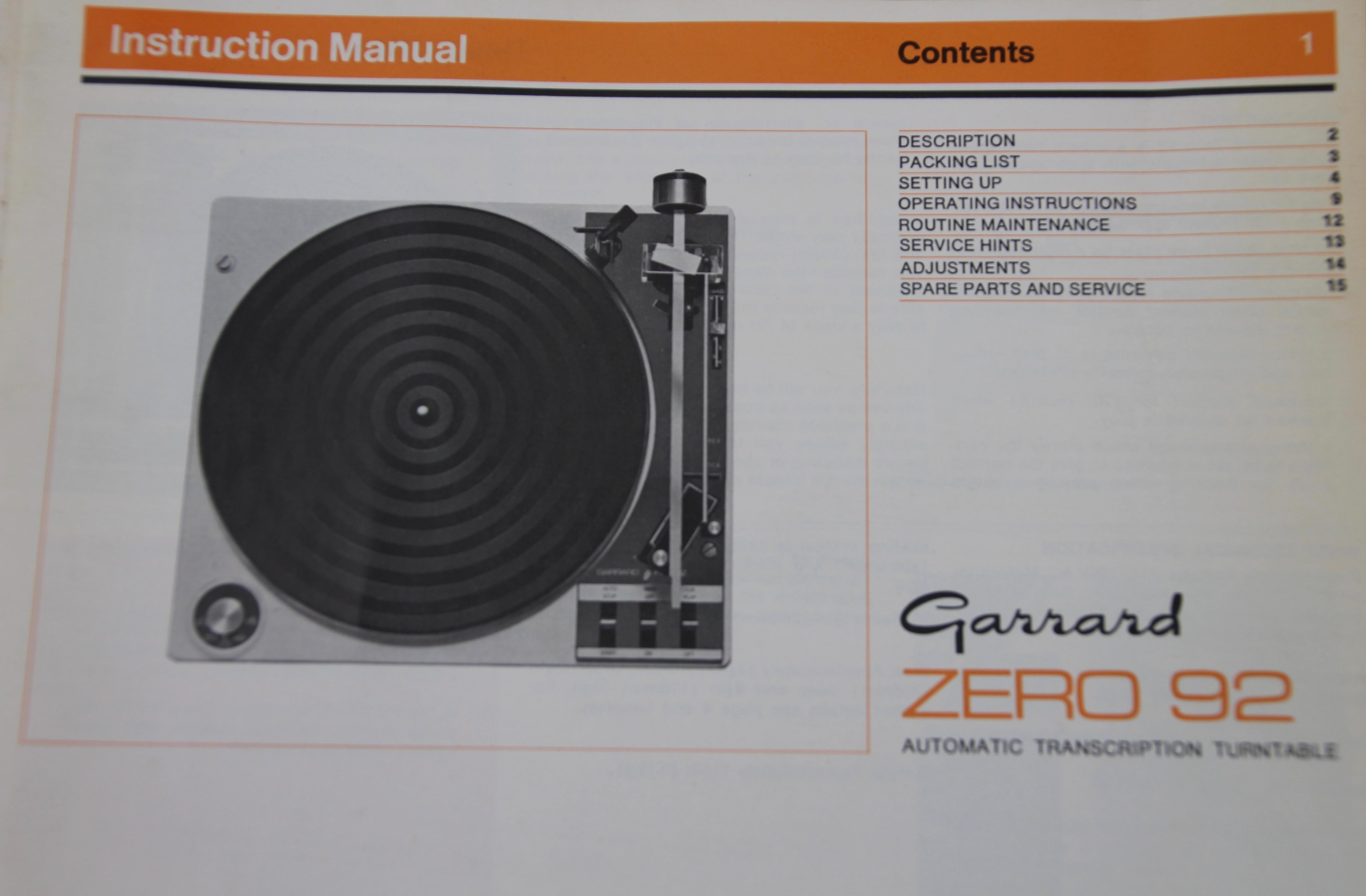 Clairtone Project G2 Series T11 Console Stereo System & Garrard Turntable en vente 8