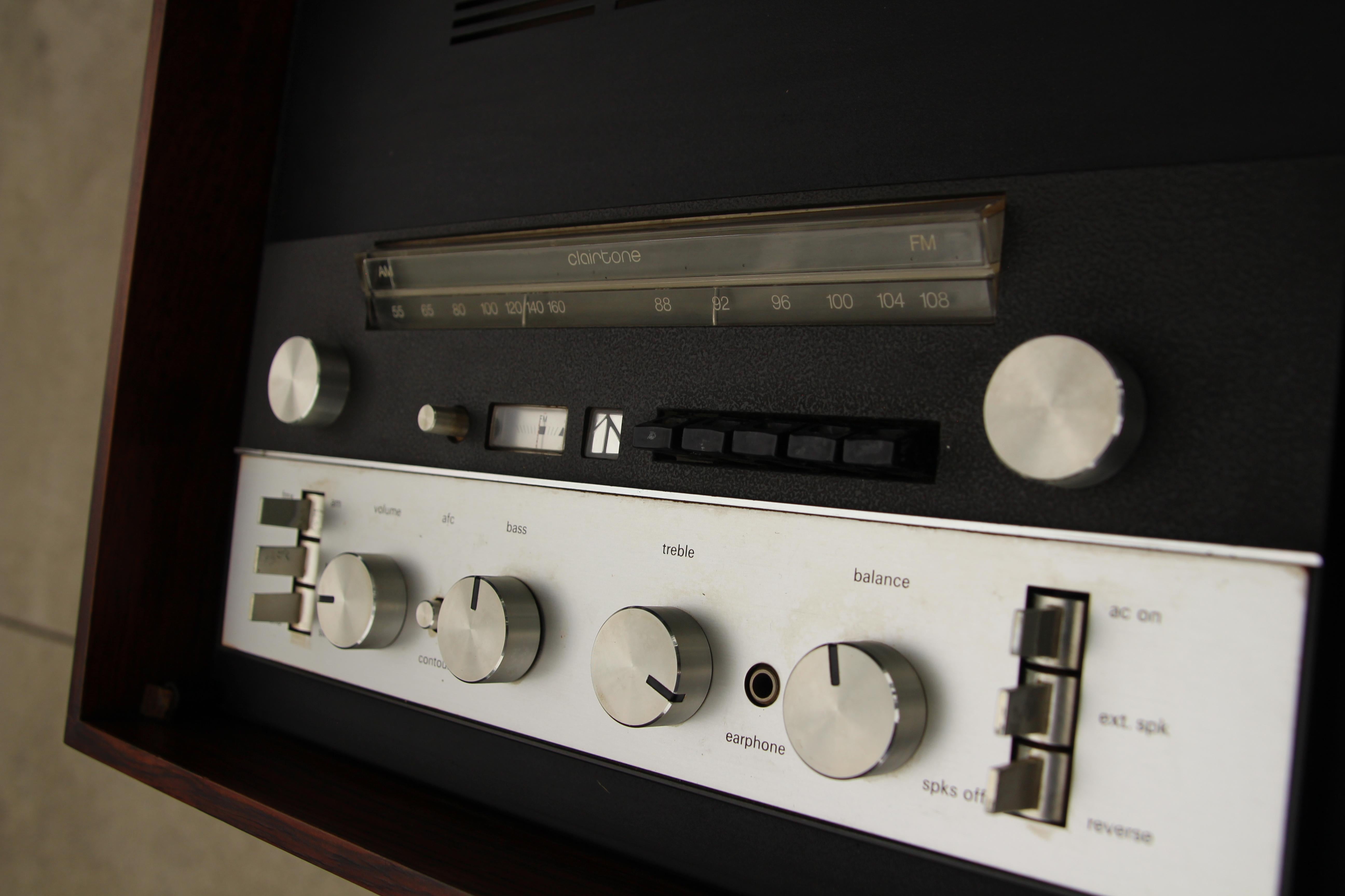 Clairtone Project G2 Series T11 Console Stereo System & Garrard Turntable en vente 6