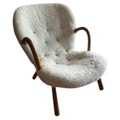 Stuhl "Clam" von Arnold Madsen für Madsen & Schubell, Dänemark, 1940er Jahre