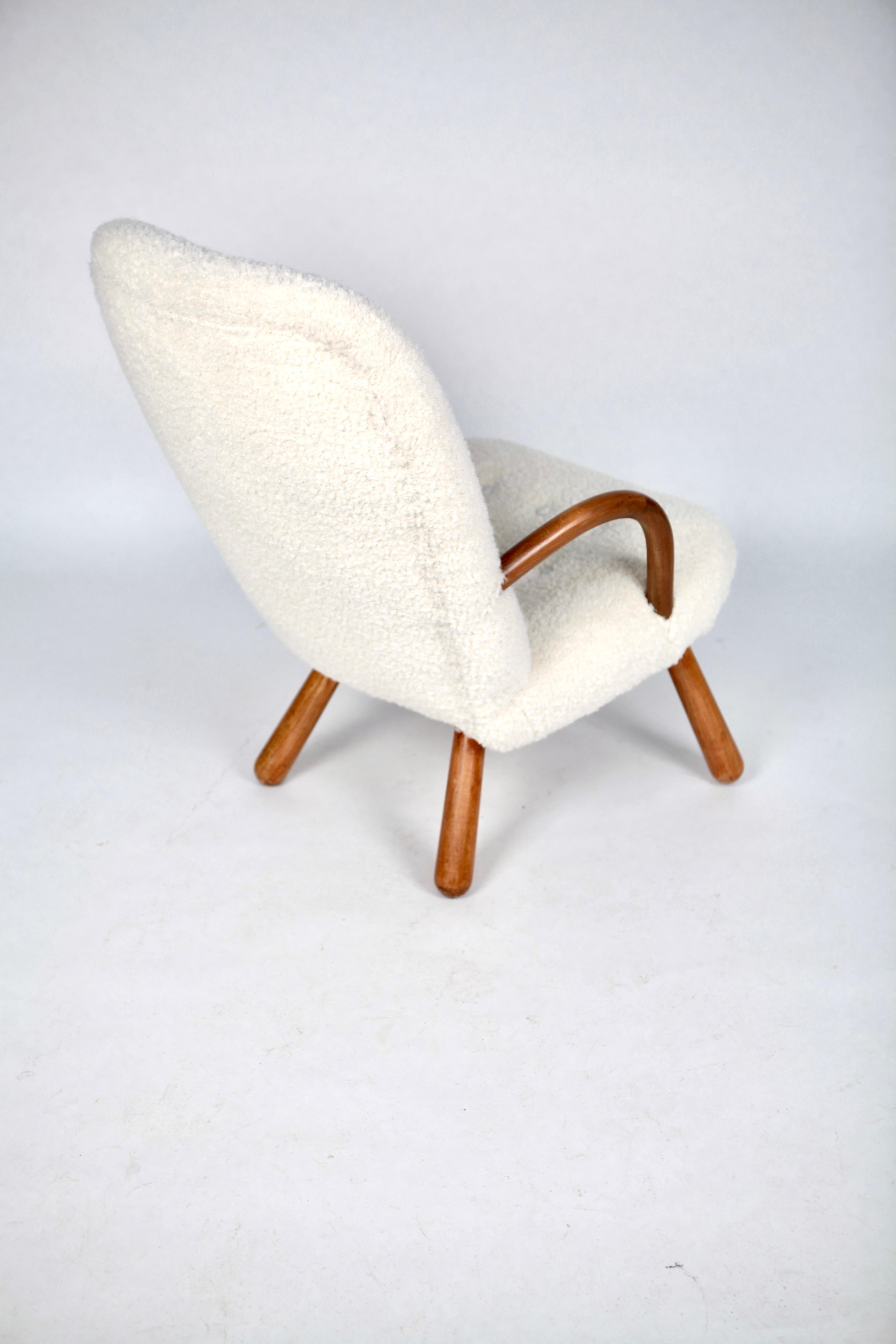 'Clam' Chair by Arnold Madsen for Madsen & Schubell, Denmark, 1944 6