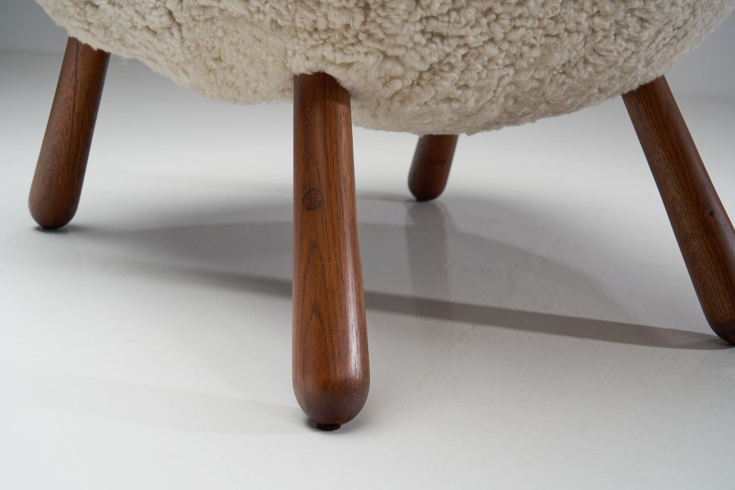 “Clam” Chair by Arnold Madsen for Madsen & Schubell, Denmark, 1944 For Sale 5