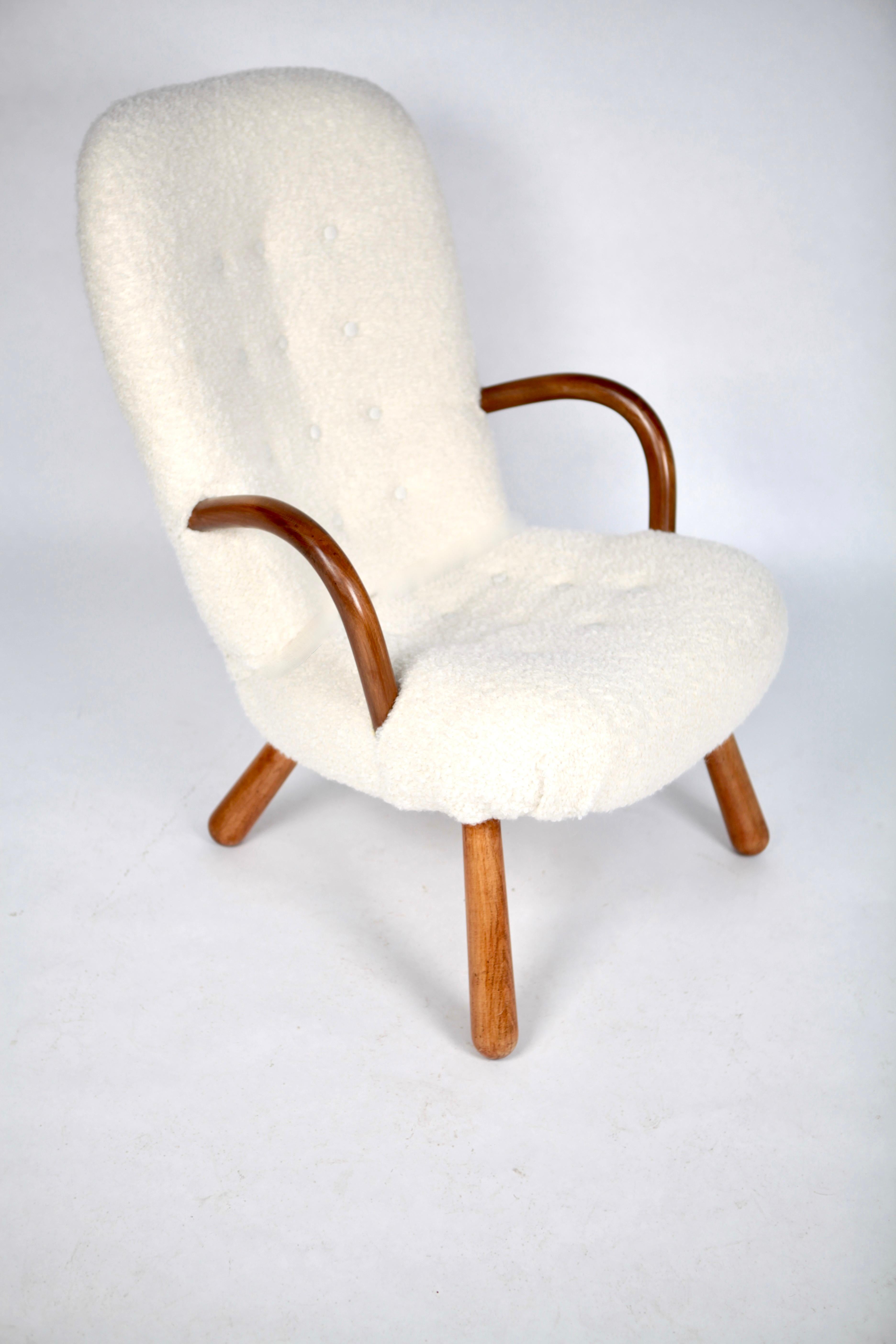 'Clam' Chair by Arnold Madsen for Madsen & Schubell, Denmark, 1944 9