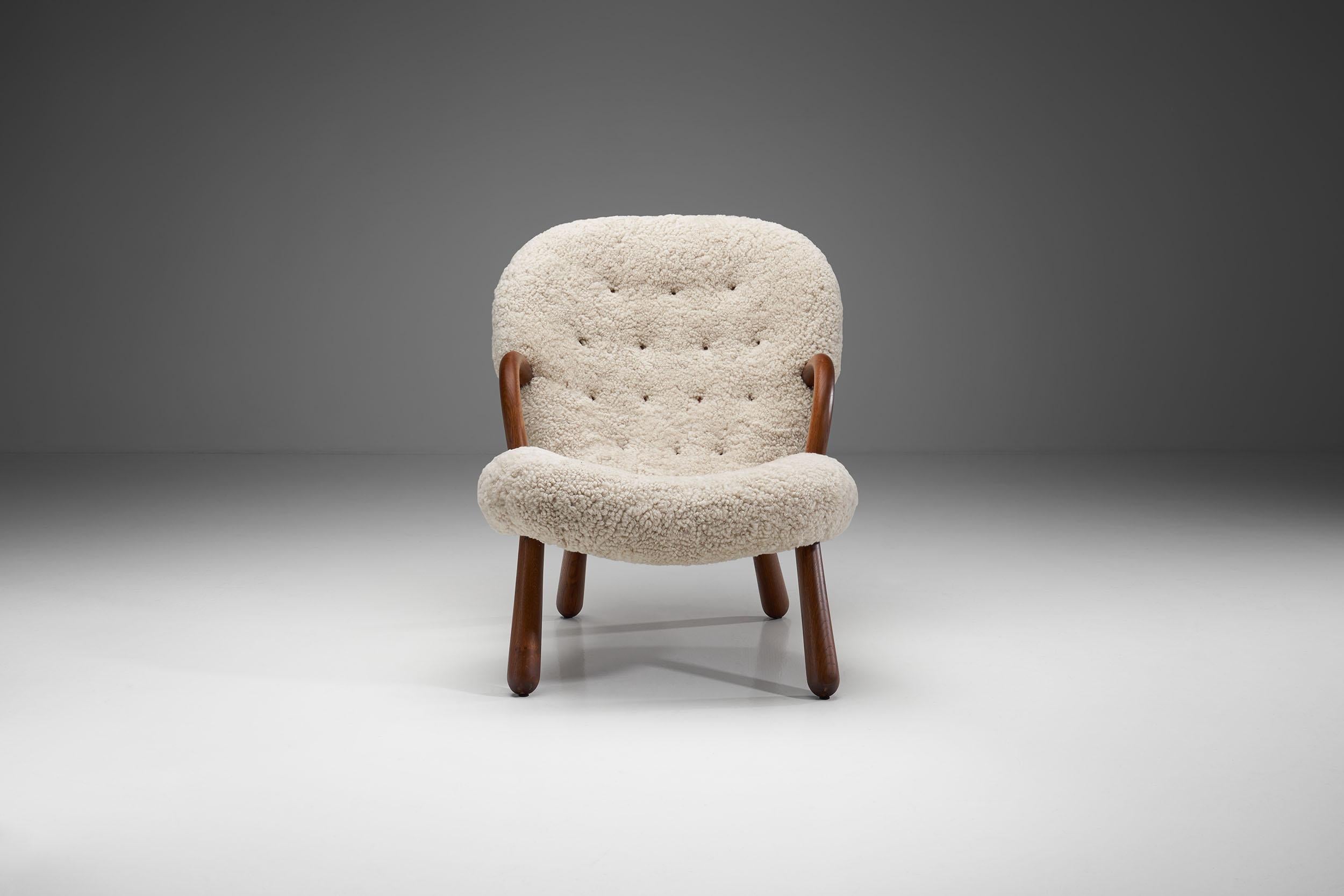 arnold madsen clam chair