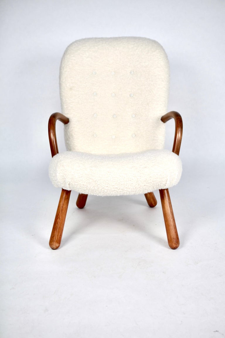 Danish 'Clam' Chair by Arnold Madsen for Madsen & Schubell, Denmark, 1944