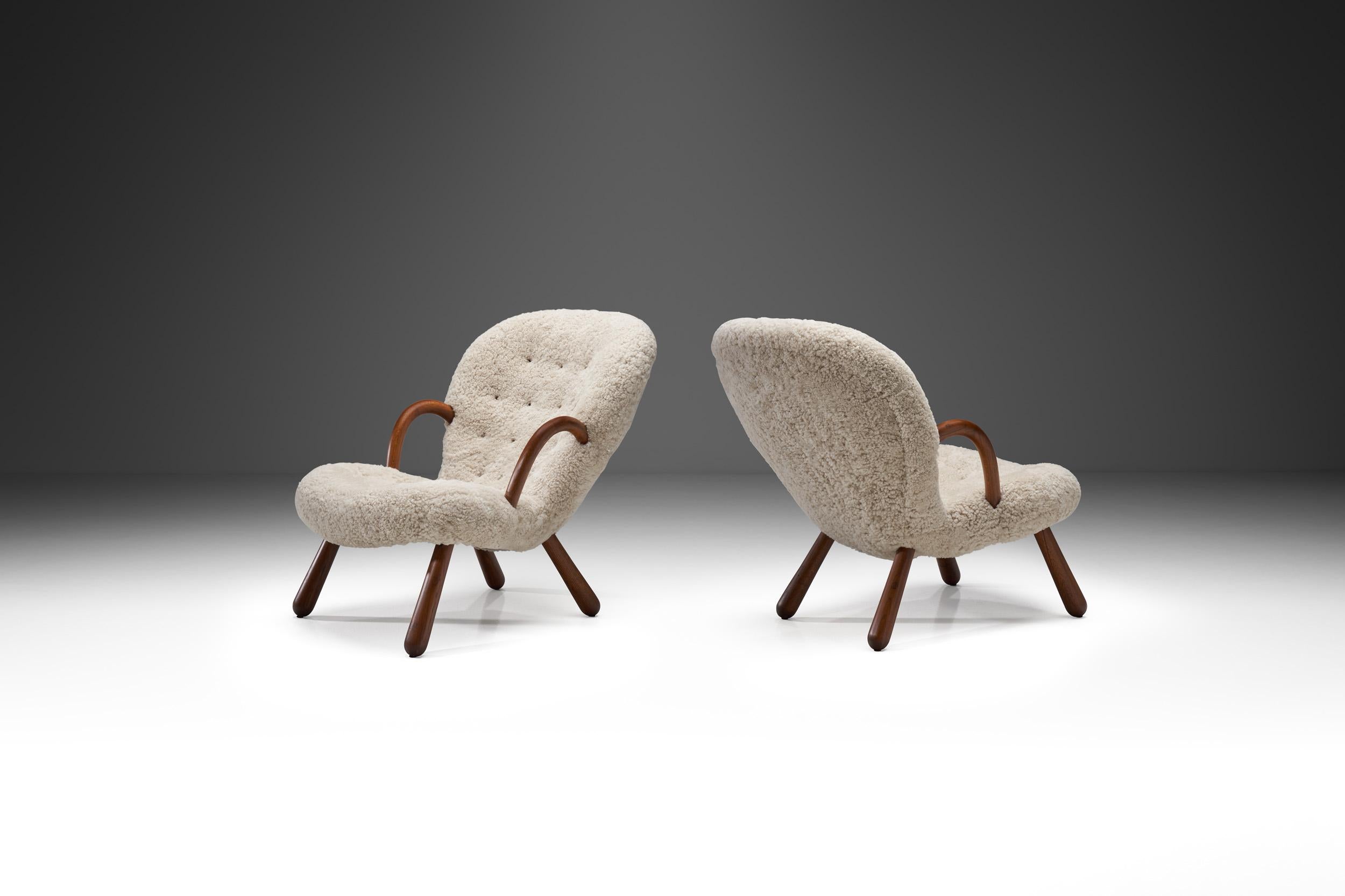 These “Clam” chairs have a beloved design, thanks to which it is considered by many as one of the most attractive chairs of Nordic Design. At the same time, these chairs are arguably also the most mysterious piece on the Danish furniture