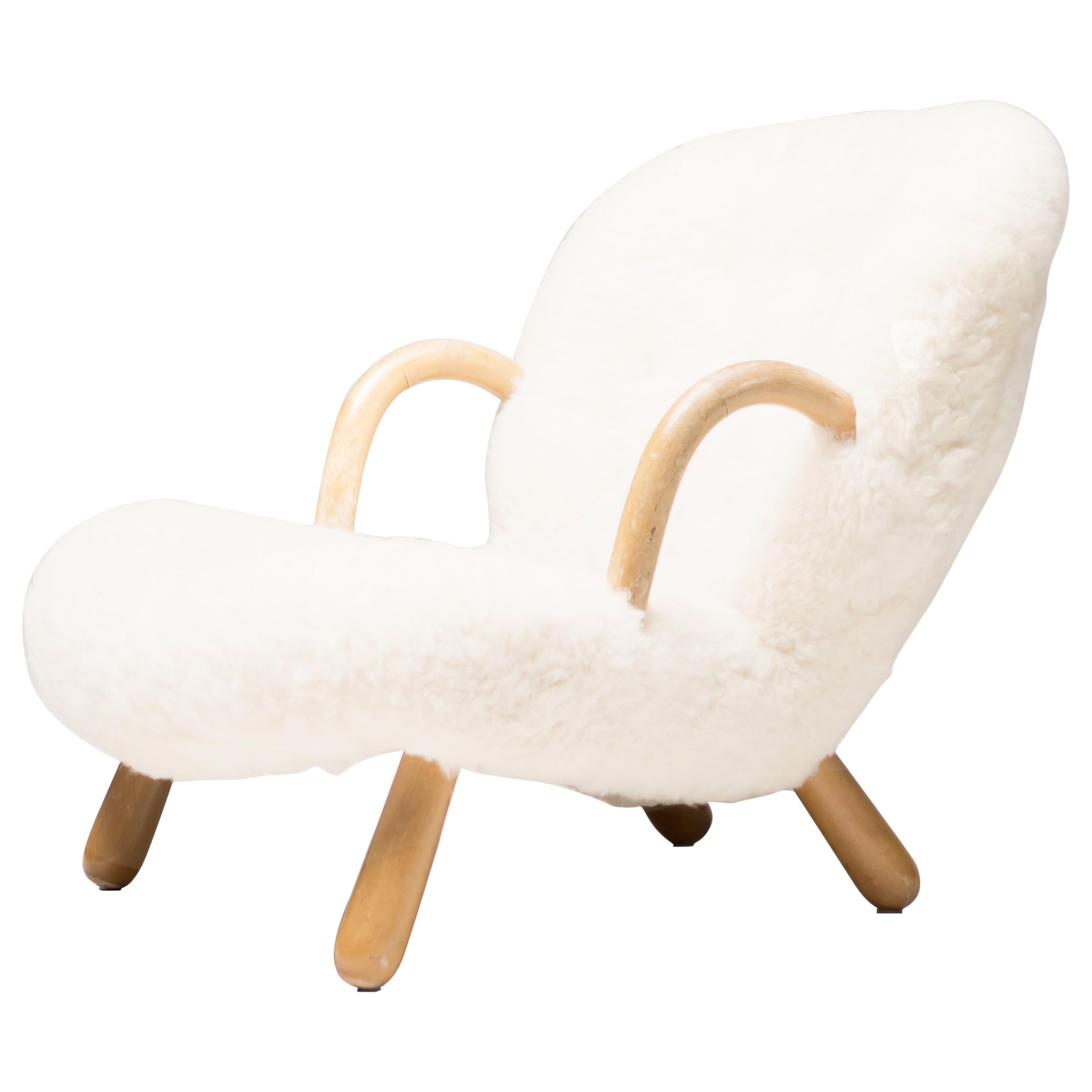 “Clam” Easy Chair Designed by Philip Arctander, Denmark, 1944