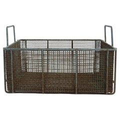 Panier en osier fil de fer