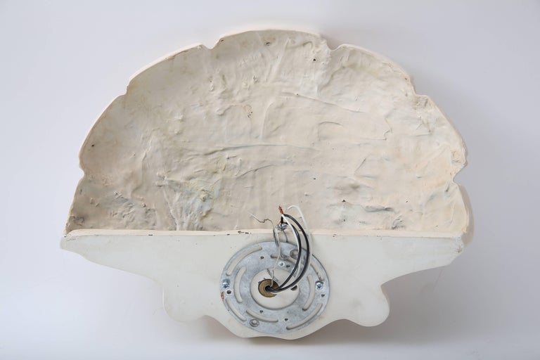 Clam ShellForm Wall Sconces For Sale at 1stdibs