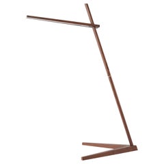Clamp Floor Lamp in Walnut by Pablo Designs