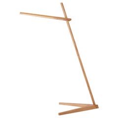 Clamp Floor Lamp in White Oak by Pablo Designs