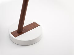 Clamp Freestanding Table Lamp in Walnut by Pablo Designs