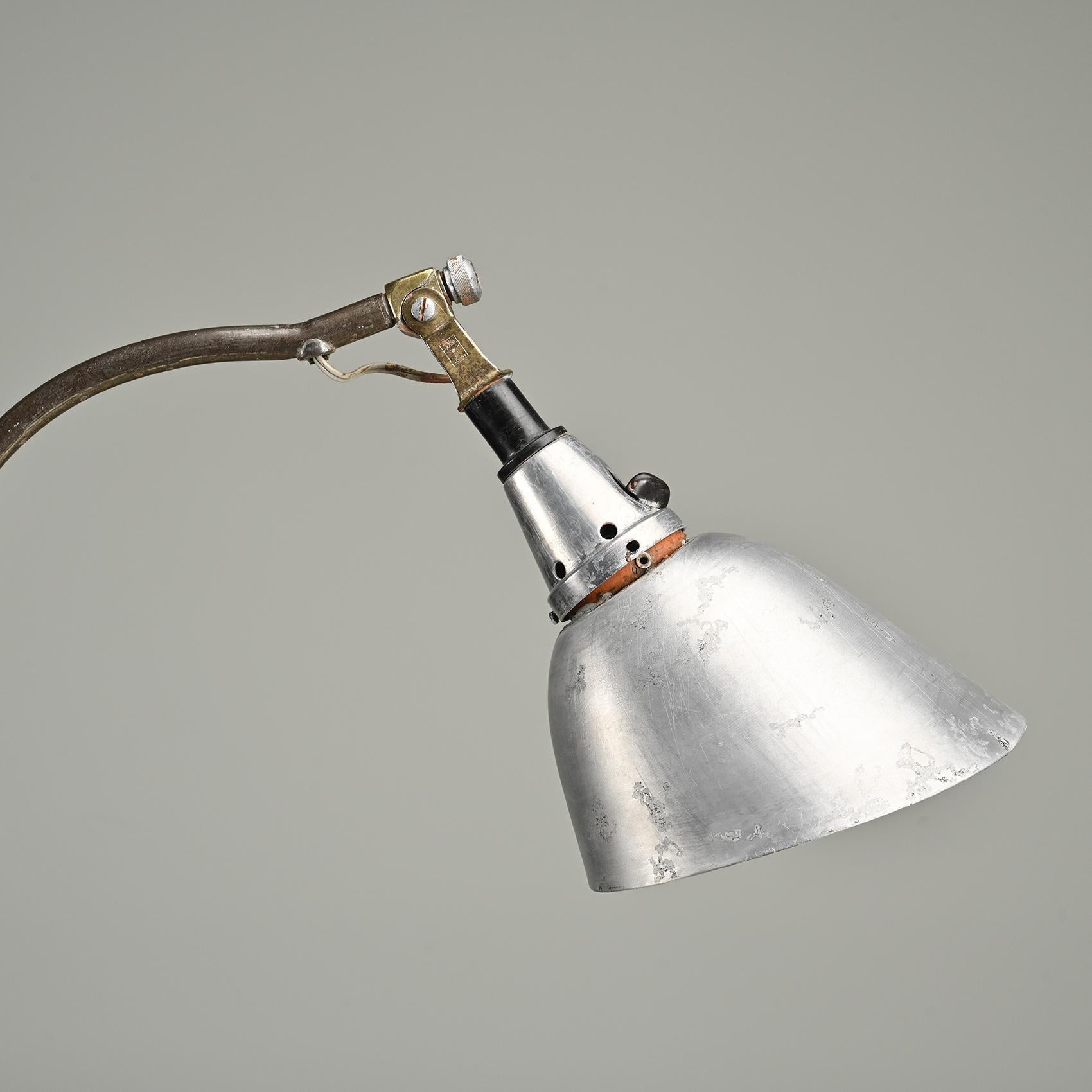 Clamp lamp Typ 113, Midgard circa 1930 For Sale 3
