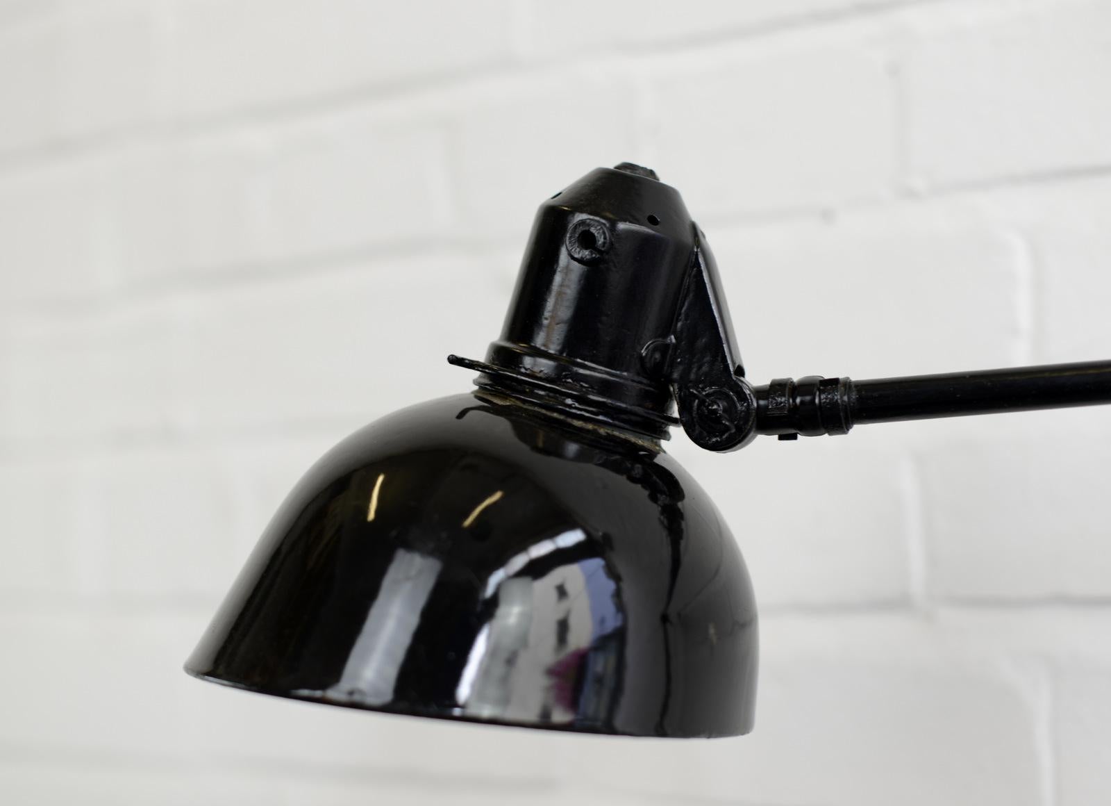 Industrial Clamp on Architects Lamp by Siemens, circa 1930s