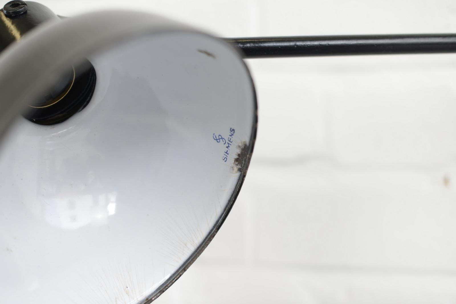 Mid-20th Century Clamp on Architects Lamp by Siemens, circa 1930s