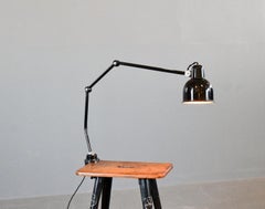 Clamp On Industrial Task Lamp By A Perazzone Circa 1950s