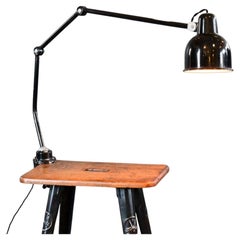 Clamp On Industrial Task Lamp By A Perazzone Circa 1950s