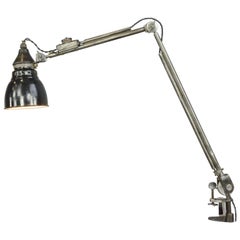 Antique Clamp on Industrial Task Lamp by Rademacher, circa 1920s