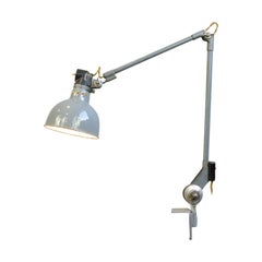 Retro Clamp on Industrial Task Lamp by Rademacher, circa 1950s