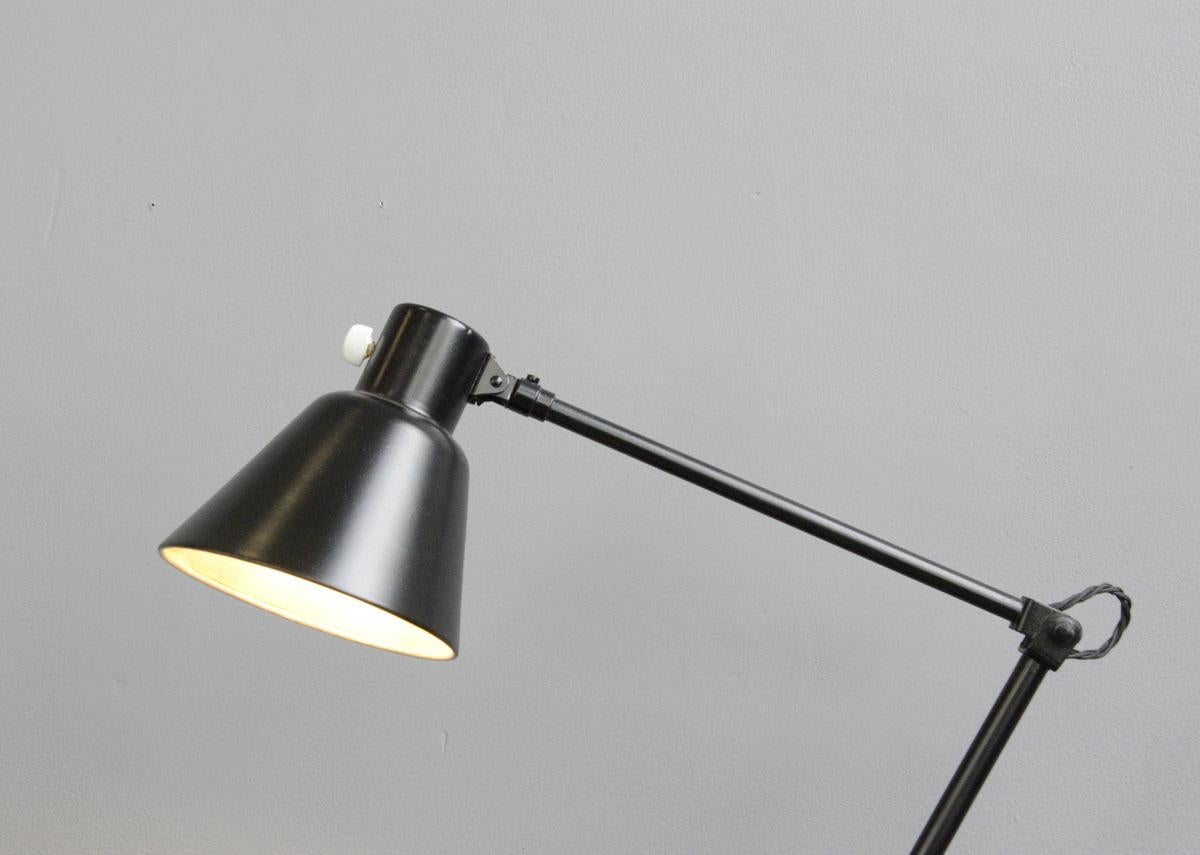 German Clamp on Industrial Task Lamp by Schaco, circa 1930s