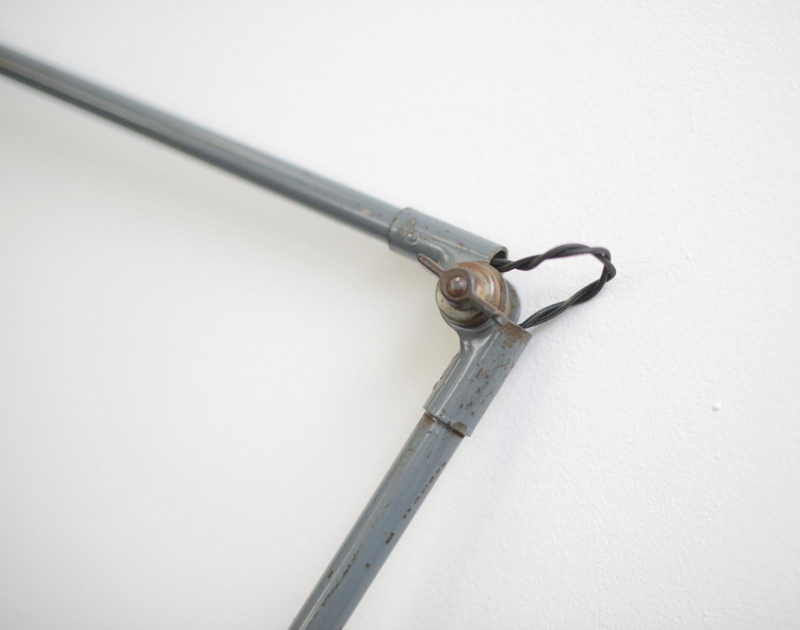 Industrial Clamp on Task Lamp by Ernst Rademacher, circa 1930s