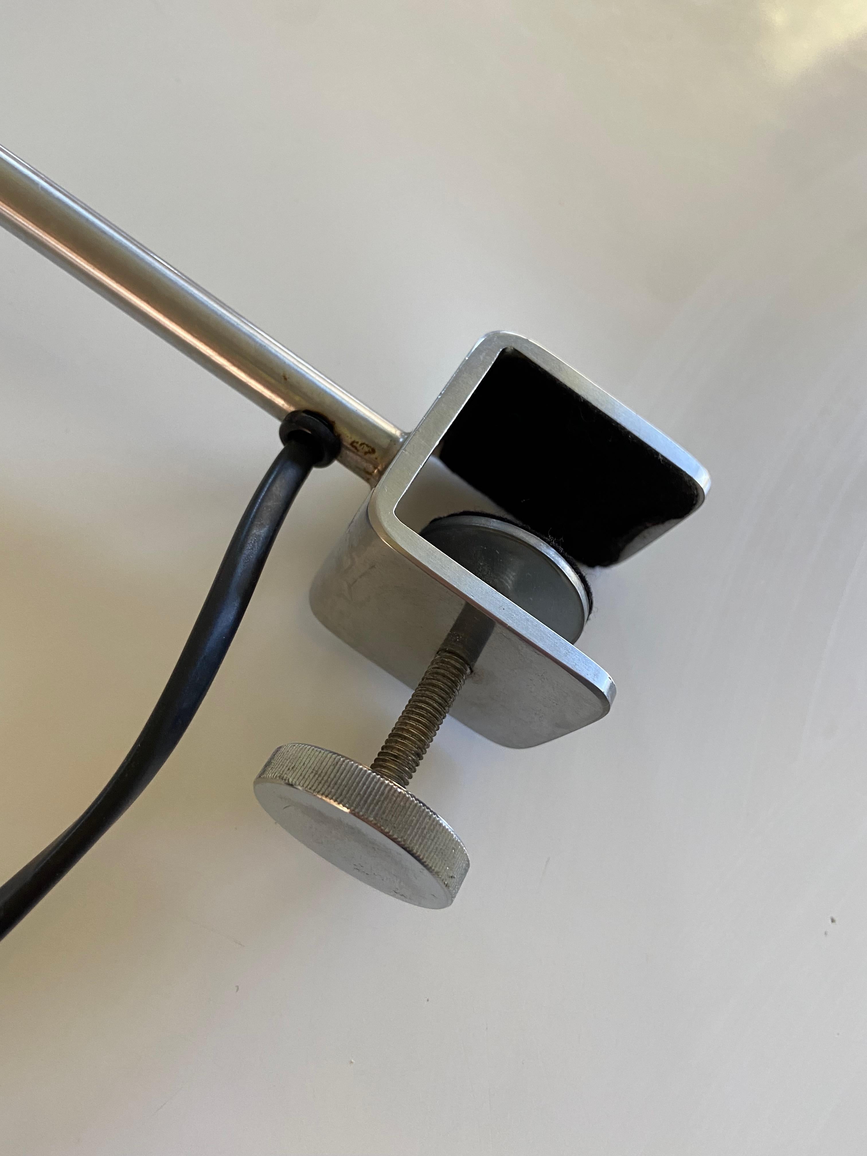 Metal Clamp Spot Lamp by Lad Team for Swiss Lamps International, Zürich 1970s For Sale