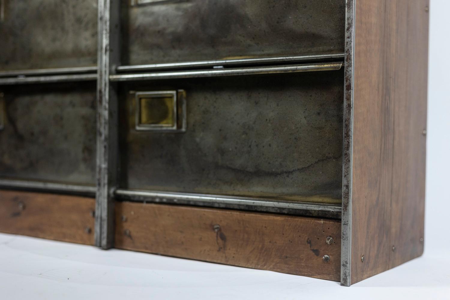 Clamshell File Cabinet in Industrial Style, 1950s 4