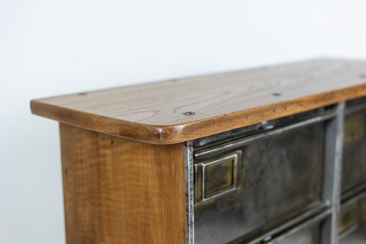 Clamshell File Cabinet in Industrial Style, 1950s 1