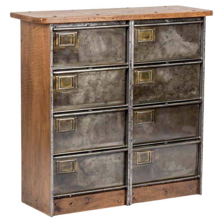 Clamshell File Cabinet in Industrial Style, 1950s