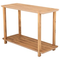 Table console contemporaine Clan en bois de teck 39 po